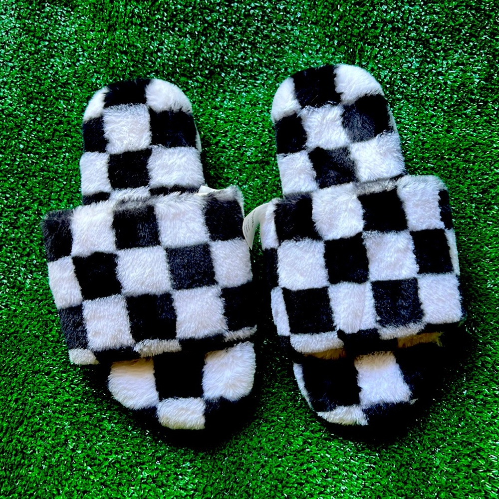 Checkered Slippers